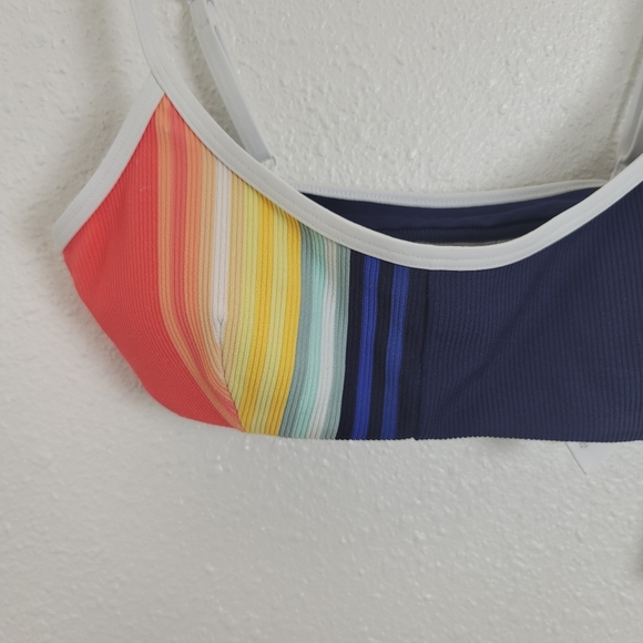 SAYULITA STRIPE CROP BIKINI TOP& CHEEKY BOTTOM - Picture 11 of 16